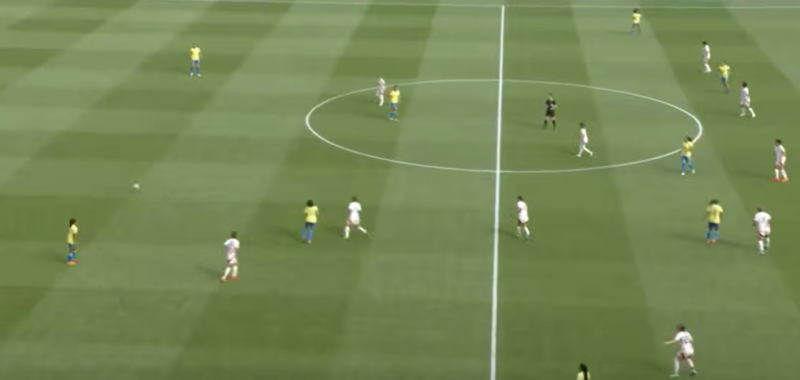 奥运女足半场：田中南错失良机+罚失点球日本暂0-0巴西